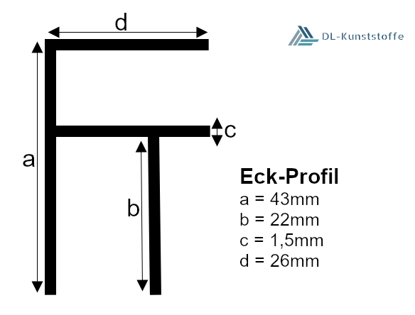 Eck-Profil 16mm